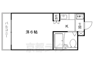 ウエストコートI【206号室】の間取り