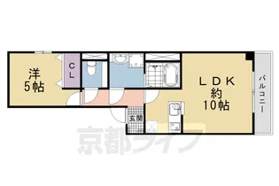 TH KYOTO 前之町ビル【301号室】の間取り