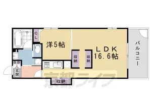GRANGE京都丹波口【3階】の間取り