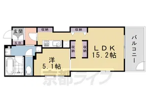 GRANGE京都丹波口【2階】の間取り