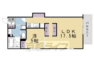 GRANGE京都丹波口【2階】の間取り
