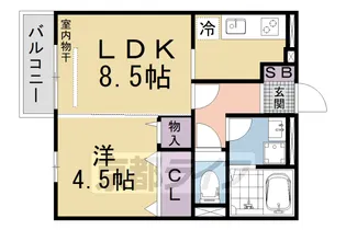 グレースランド・アイ【2階】の間取り