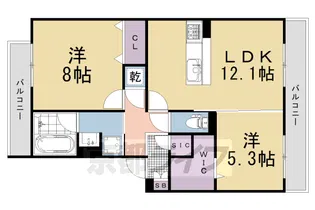 SAKURA CIEL【2階】の間取り