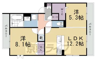 SAKURA CIEL【1階】の間取り