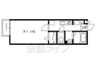メゾンドール石【1階】の間取り