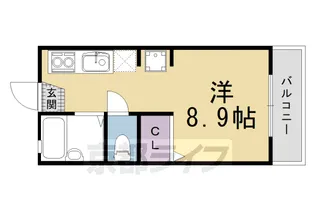 フレグランス岡【201号室】の間取り