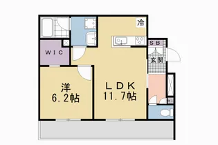 Maison de Gallerie Takii【203号室】の間取り