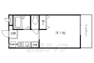 サーティフル新二条【305号室】の間取り