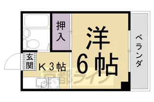Maison京都にじょう【4階】の間取り