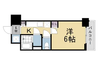 ファステート京都東寺フェイブ【7階】の間取り