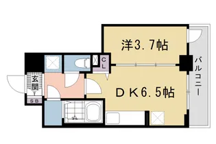 ファステート京都東寺フェイブ【7階】の間取り