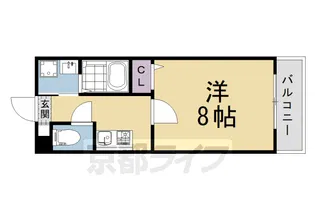 WEST ROAD 大宮【303号室】の間取り