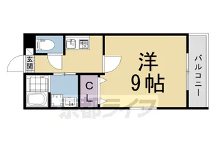 WEST ROAD 大宮【306号室】の間取り