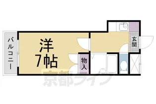 セカンド コンフォート【403号室】の間取り