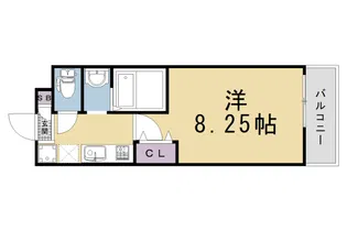 La Fite GOSHOKITA Ⅱ【304号室】の間取り