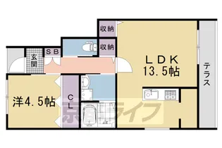 RENOSTAY京都嵯峨【1階】の間取り