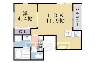 仮)紫野花ノ坊町マンション【3階】の間取り