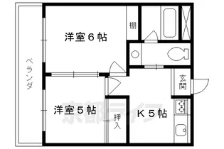 梅津和新ハイツ【303号室】の間取り