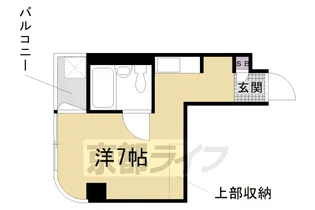 京都府京都市右京区西院三蔵町【マンション】の間取り