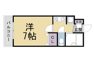 グランデ御池【3階】の間取り