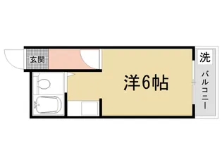 ハイツ梅田【2階】の間取り