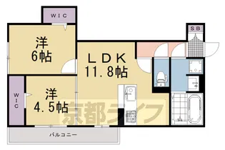 GRAMM殿城【3階】の間取り