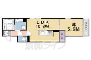 GRAMM殿城【1階】の間取り