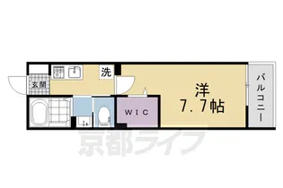 モリエ・上賀茂【3階】の間取り