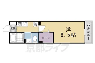 モリエ・上賀茂【2階】の間取り