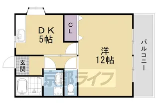グリーンパーク樫の木 partⅠ【106号室】の間取り