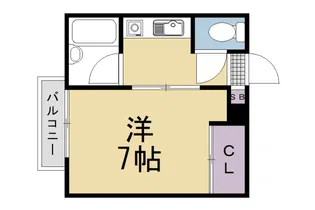 ハイツ平井【1階】の間取り