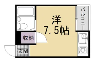 ハイツ善【304号室】の間取り