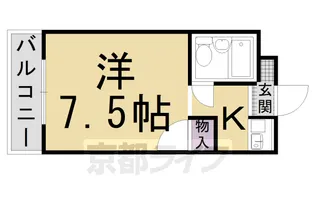 アドミラルマンション【301号室】の間取り