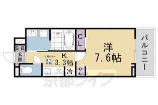フェリス コート【1階】の間取り