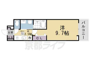フェリス コート【1階】の間取り