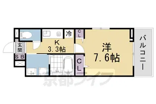 フェリス コート【2階】の間取り