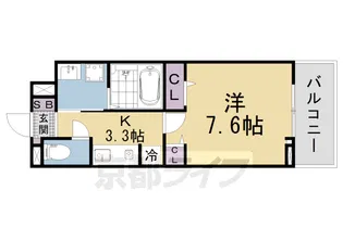 フェリス コート【2階】の間取り