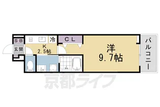 フェリス コート【3階】の間取り