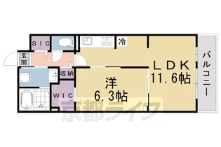 フェリス コート【3階】の間取り