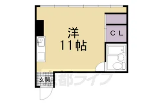 京都府京都市右京区西京極北大入町【マンション】の間取り