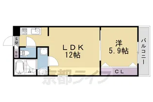 仮称)東池田町マンション【4階】の間取り