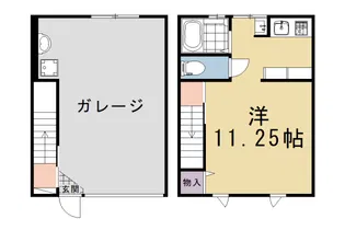 (仮称)上賀茂中ノ坂町ガレージハウス【01号室】の間取り