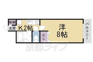 プレミール車道【302号室】の間取り