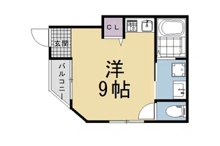 アリスタ仏教大学前10【102号室】の間取り