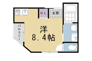 アリスタ仏教大学前10【202号室】の間取り
