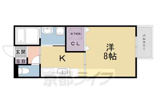 シャローム【1階】の間取り