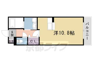 1Rの間取り画像