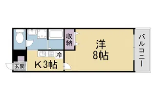 シャルマンエスパース【102号室】の間取り