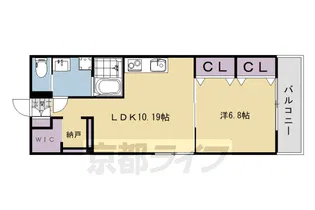 THE CLASSE 宇治【1階】の間取り