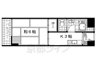 マンション大宮【106号室】の間取り